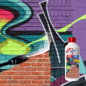 Graffiti van een muur verwijderen