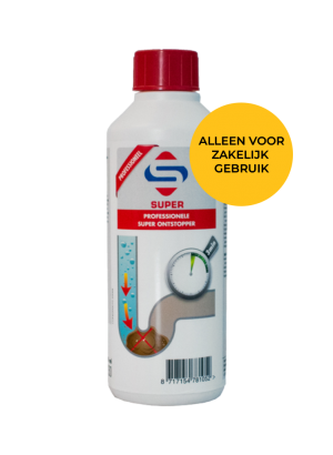 super professionele zwavelzuur ontstopper 500 ml supercleaners